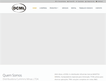 Tablet Screenshot of dcml.com.br